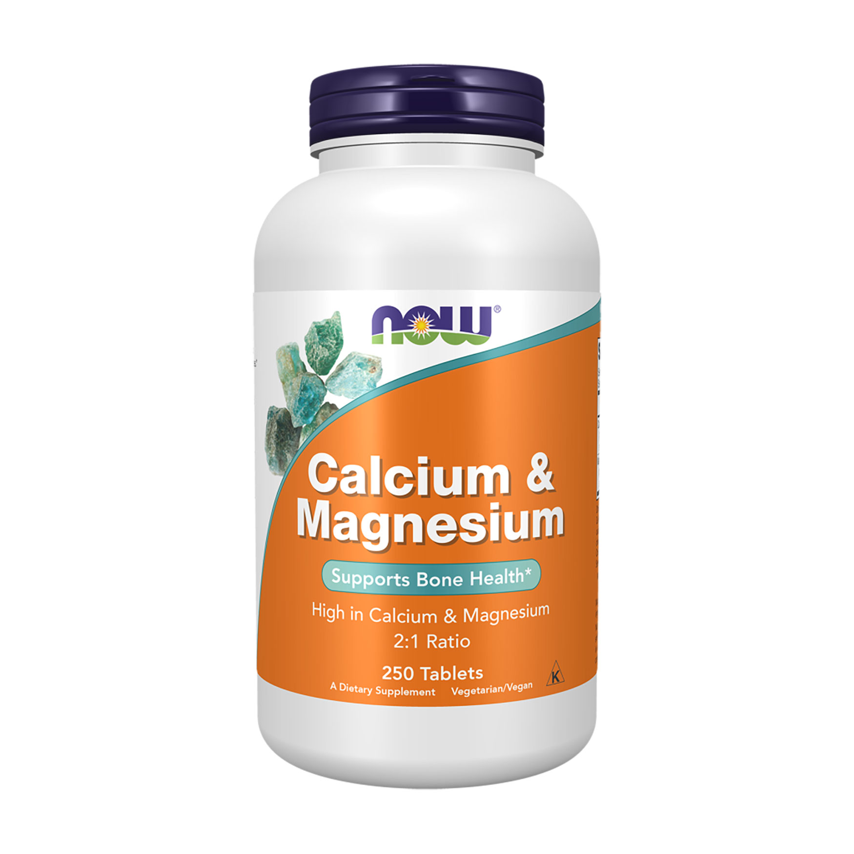 Кальцій та магній NOW foods Calcium &amp; Magnesium 2:1 Ratio, 250 таблеток