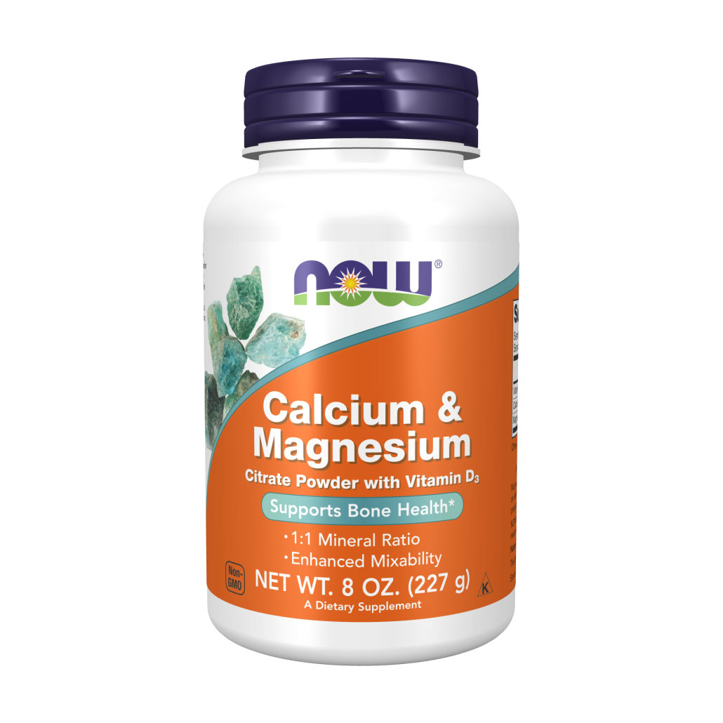 Кальцій та магній NOW Foods Calcium &amp; Magnesium, в порошку, 227 г