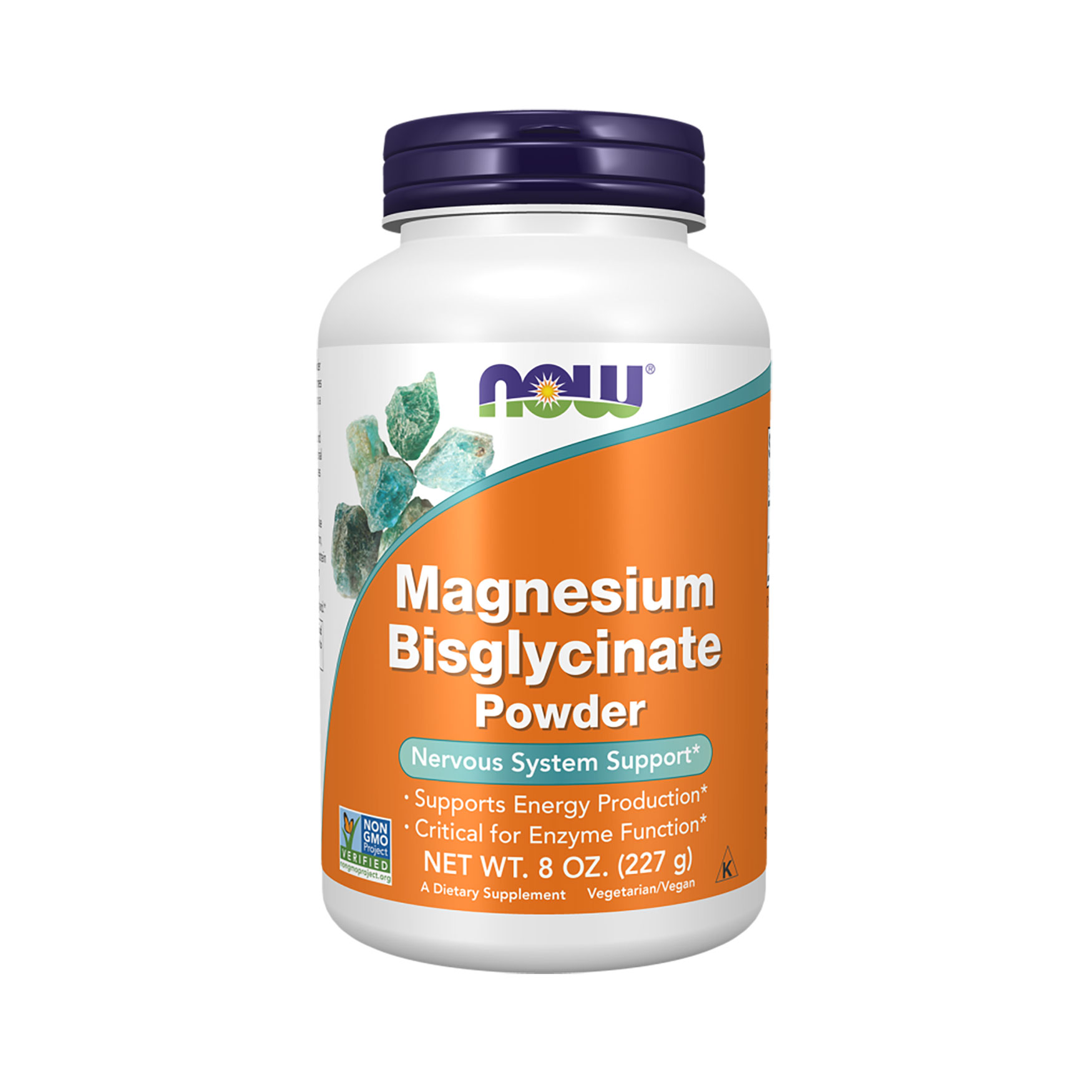 Магній бісгліцинат NOW Foods Magnesium Bisglycinate в порошку, 227 г