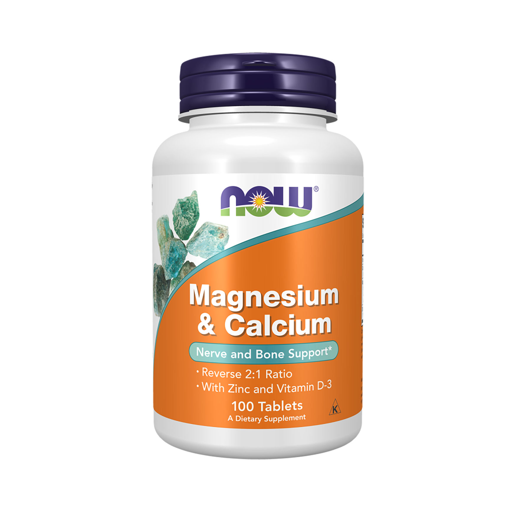Магній та кальцій NOW Foods Magnesium &amp; Calcium, 100 таблеток