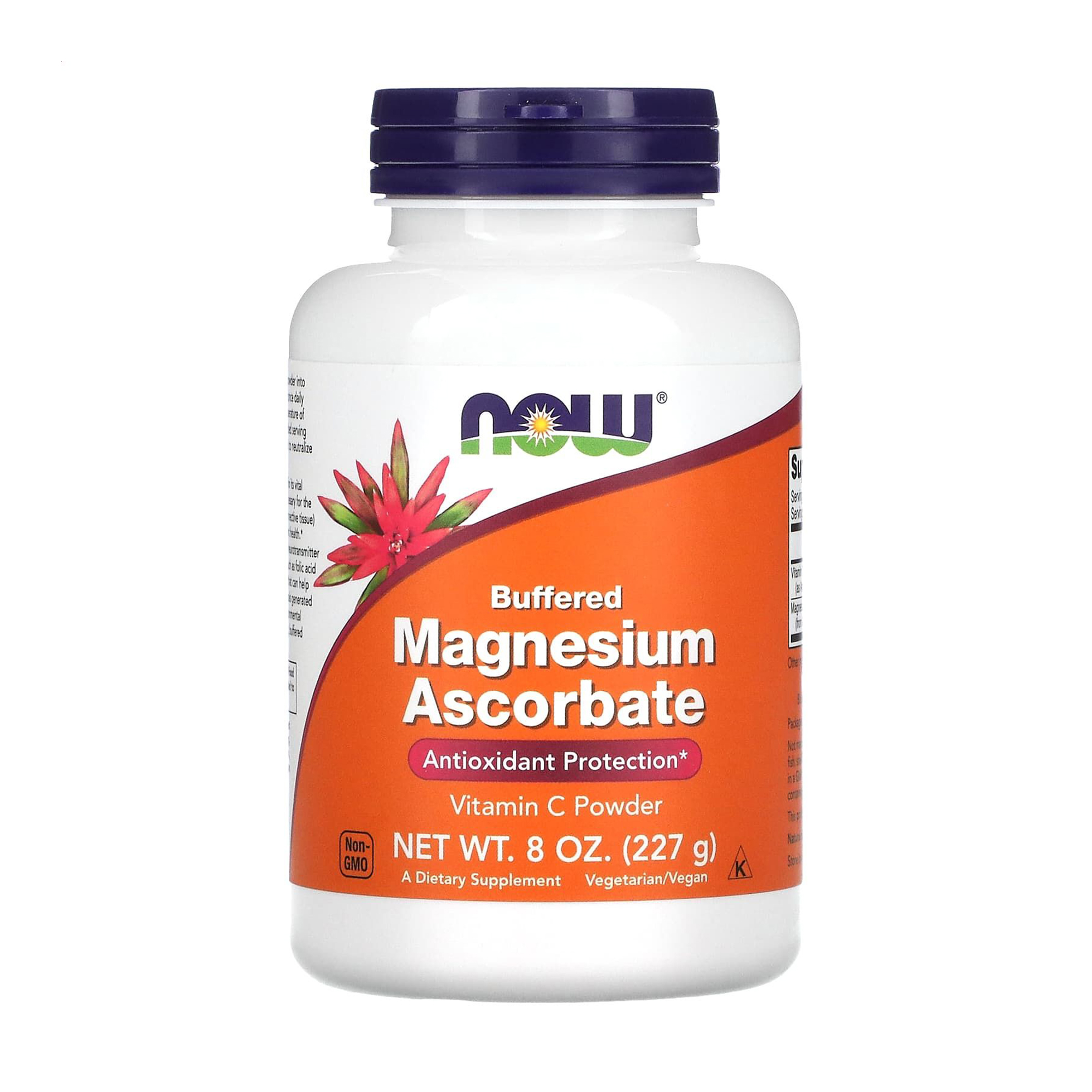 Уцінка! Магній аскорбат буферизований NOW Foods Buffered Magnesium Ascorbate з вітаміном С, в порошку, 227 г