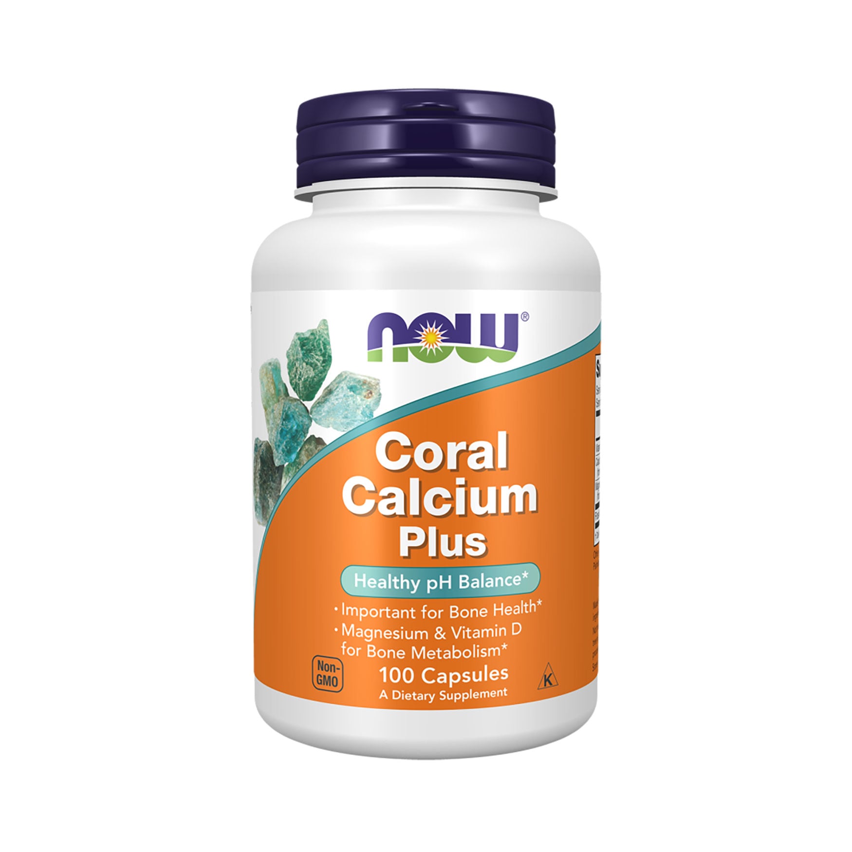 Вітамінно-мінеральний комплекс NOW foods Coral Calcium Plus Кальцій, магній та вітамін Д, 100 капсул